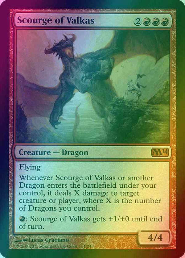 Scourge of Valkas [151] [Magic 2014] [Foil]