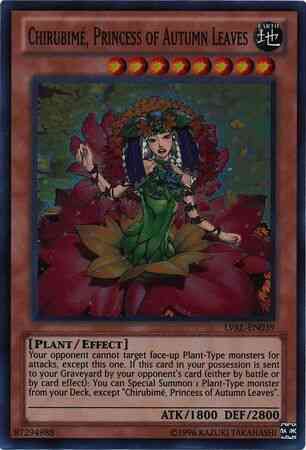 Chirubimé, Princess of Autumn Leaves - LVAL-EN039 - Super Rare - Unlimited