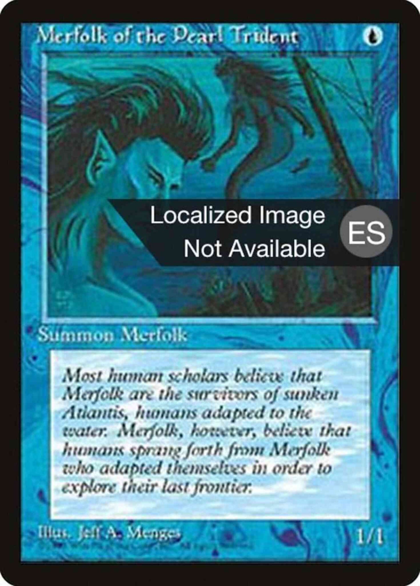 Merfolk of the Pearl Trident - Korean [86] [Fourth Edition Black Border: Korean] [Non-Foil]