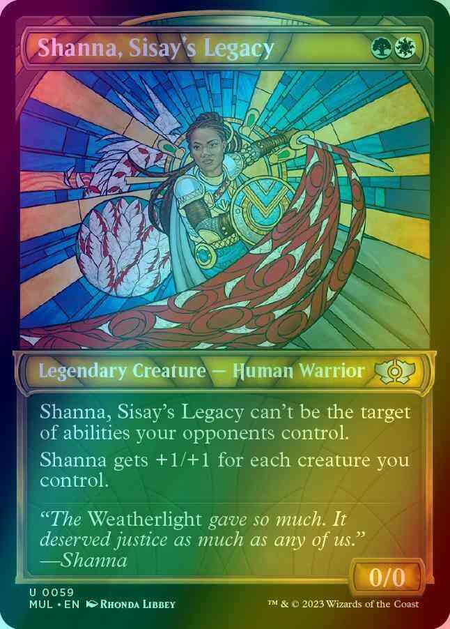 Shanna, Sisay's Legacy [59] [Planar Showcase] [Multiverse Legends] [Foil]