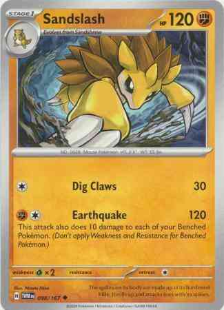 Sandslash - 098/167 - Uncommon [sv06-098] [Non-Holo]
