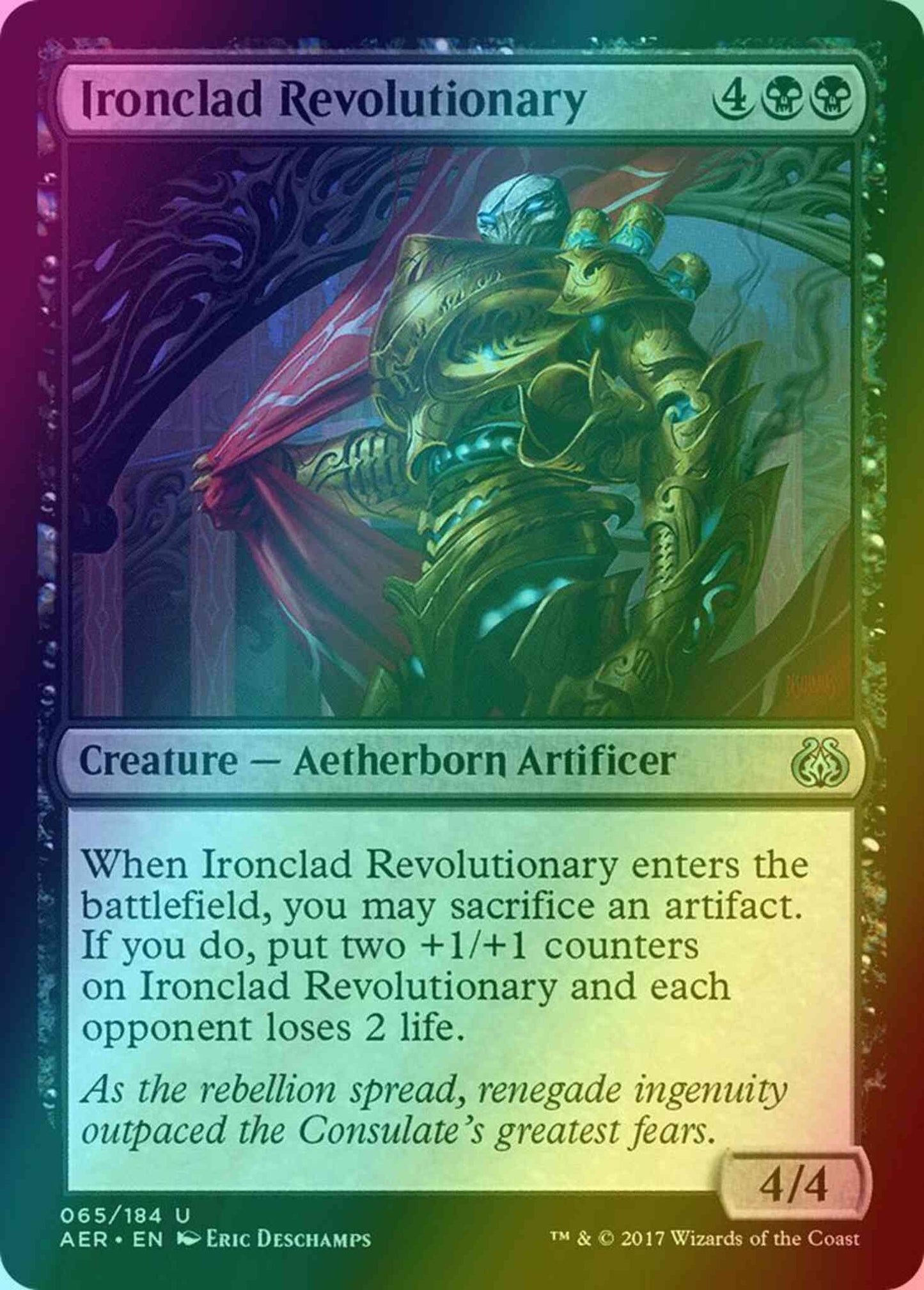 Ironclad Revolutionary [65] [Aether Revolt] [Foil]