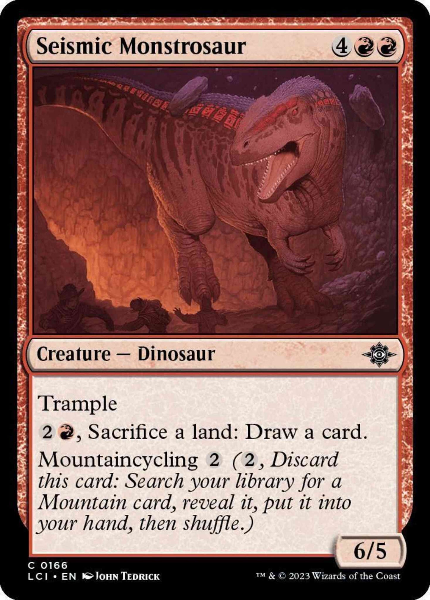 Seismic Monstrosaur [166] [The Lost Caverns of Ixalan] [Non-Foil]