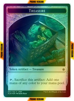 Merfolk Token (01) // Treasure Token (01) [01] [Friday Night Magic 2018] [Foil]