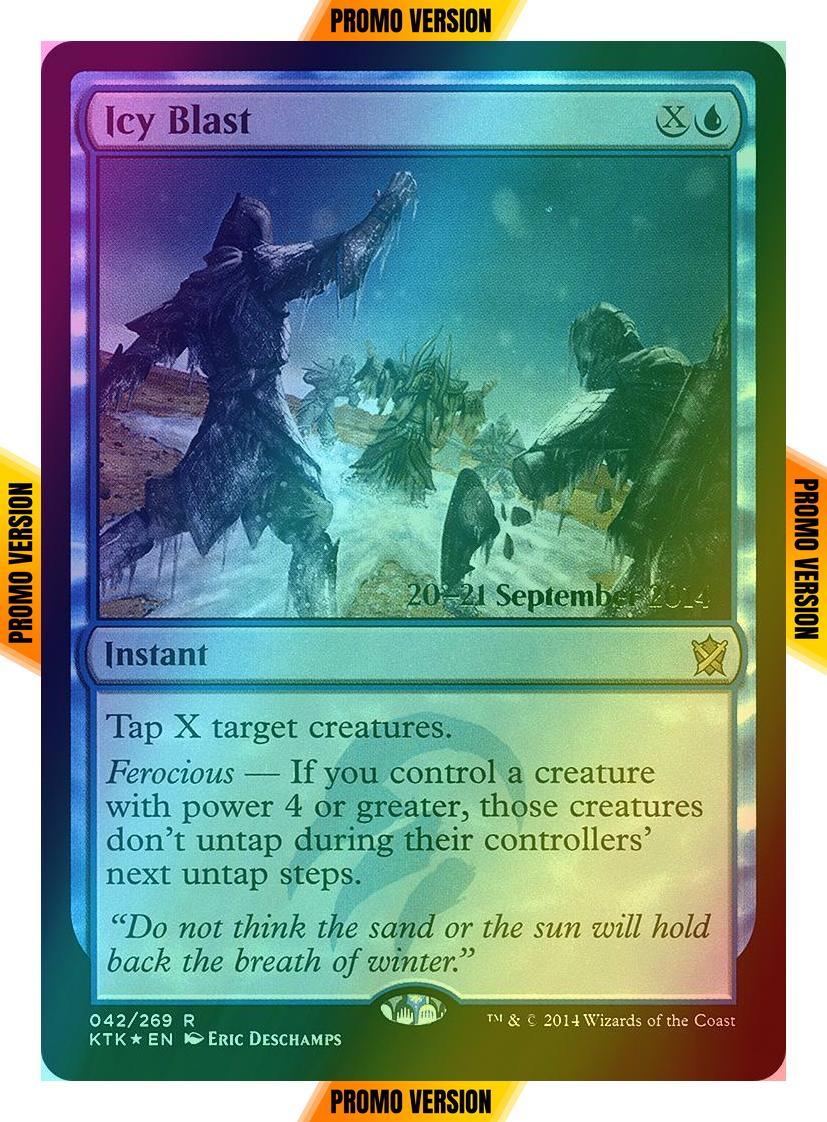 Icy Blast [42s] [Khans of Tarkir Promos] [Foil]