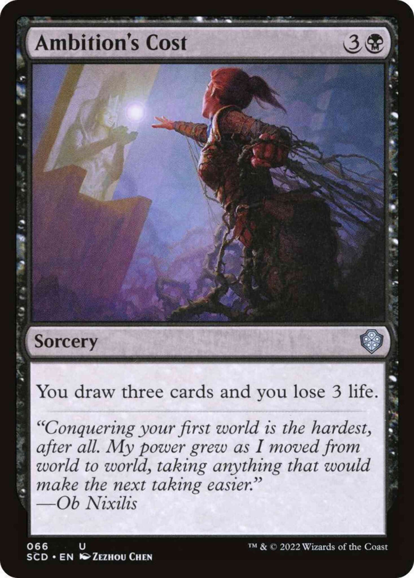 Ambition's Cost [66] [Starter Commander Decks] [Non-Foil]