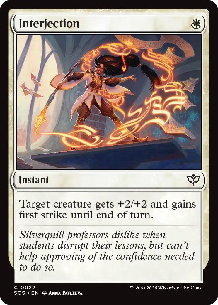 Interjection [22] [Secrets of Strixhaven] [Non-Foil]