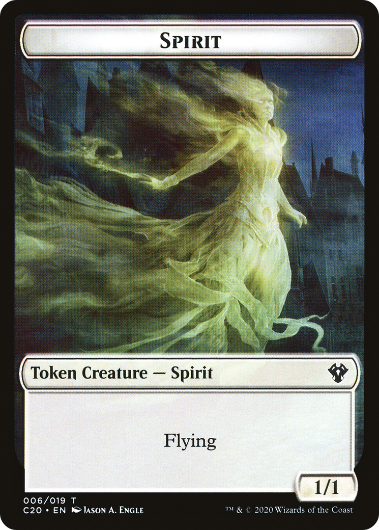 Insect Token (13) // Spirit Token (06) [C20/C20 Set Symbol] [Commander 2020 Tokens] [Non-Foil]