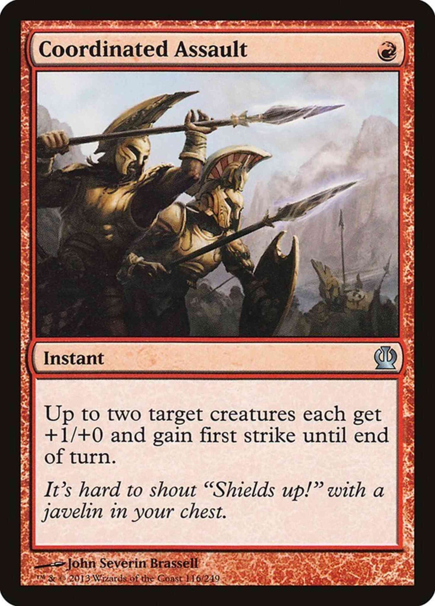 Coordinated Assault [116] [Theros] [Non-Foil]