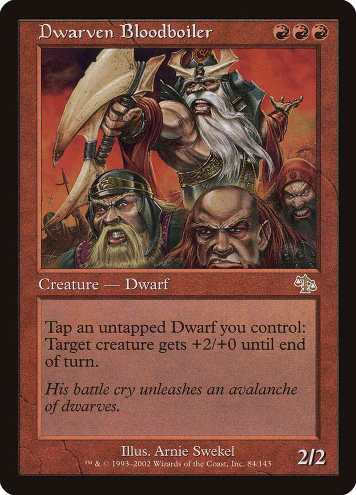 Dwarven Bloodboiler [84] [Judgment] [Non-Foil]