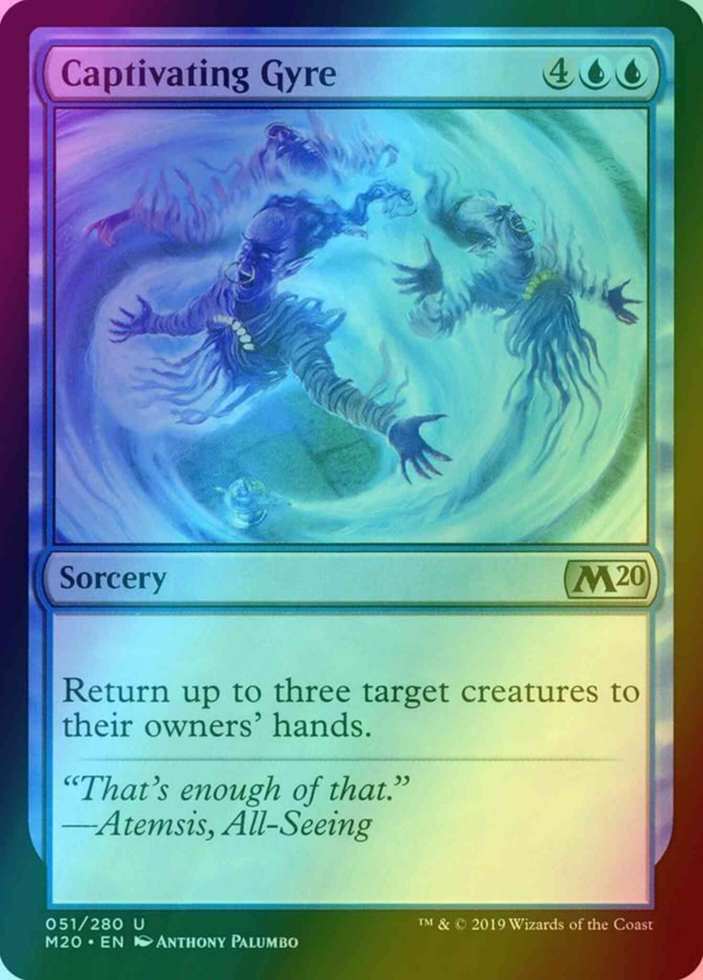 Captivating Gyre [51] [Core Set 2020] [Foil]