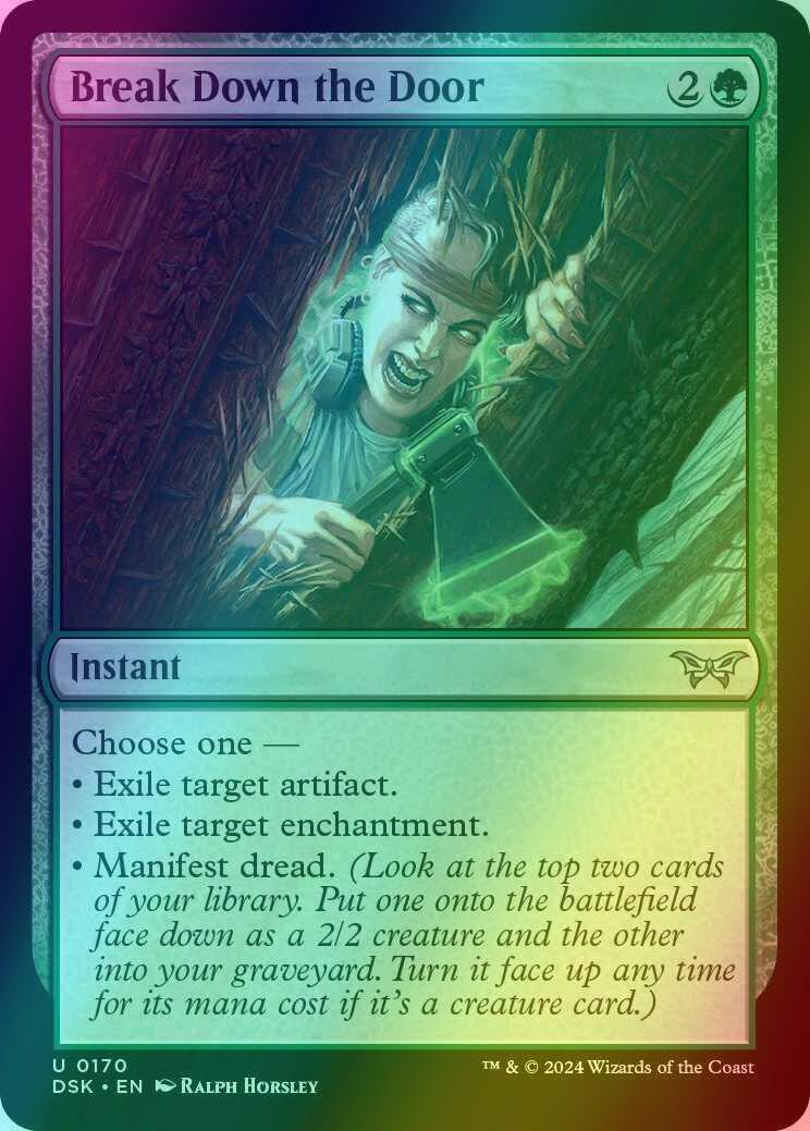 Break Down the Door [170] [Duskmourn: House of Horror] [Foil]