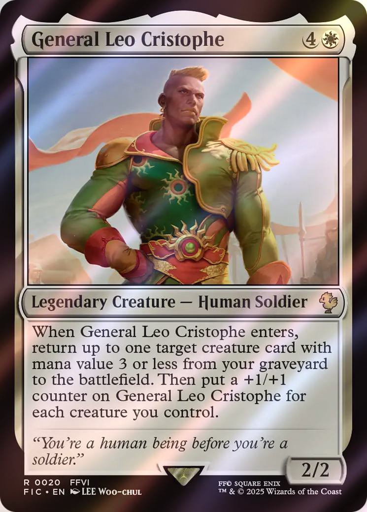 General Leo Cristophe [20] [FINAL FANTASY: Commander] [Surge Foil]