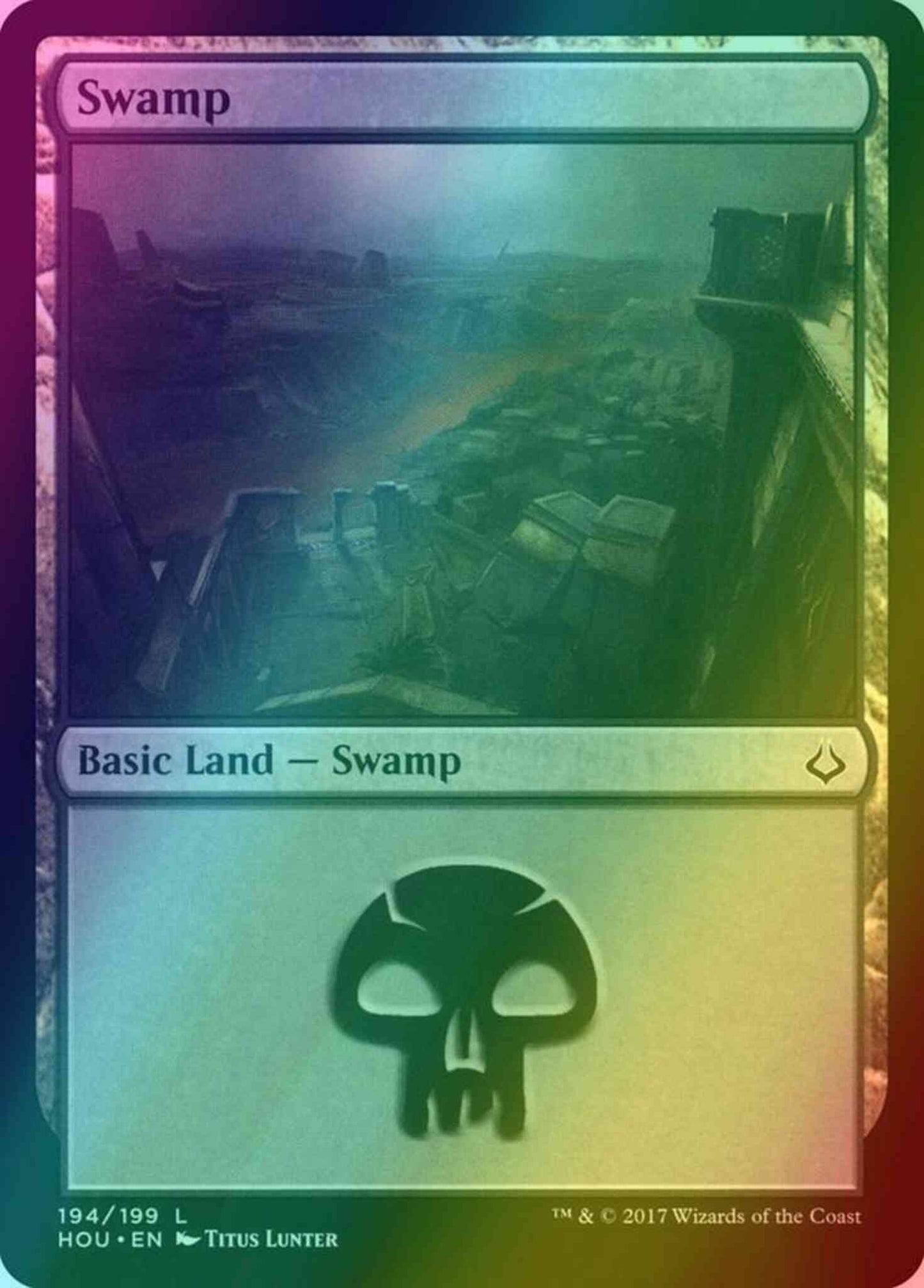 Swamp [194] [Hour of Devastation] [Foil]