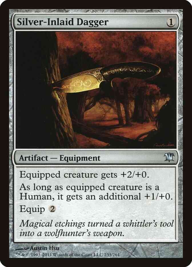 Silver-Inlaid Dagger [233] [Innistrad] [Non-Foil]