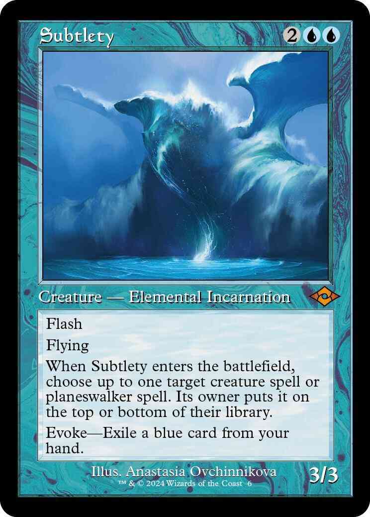 Subtlety [6] [Retro Frame] [Modern Horizons Retro Reprints] [Foil]