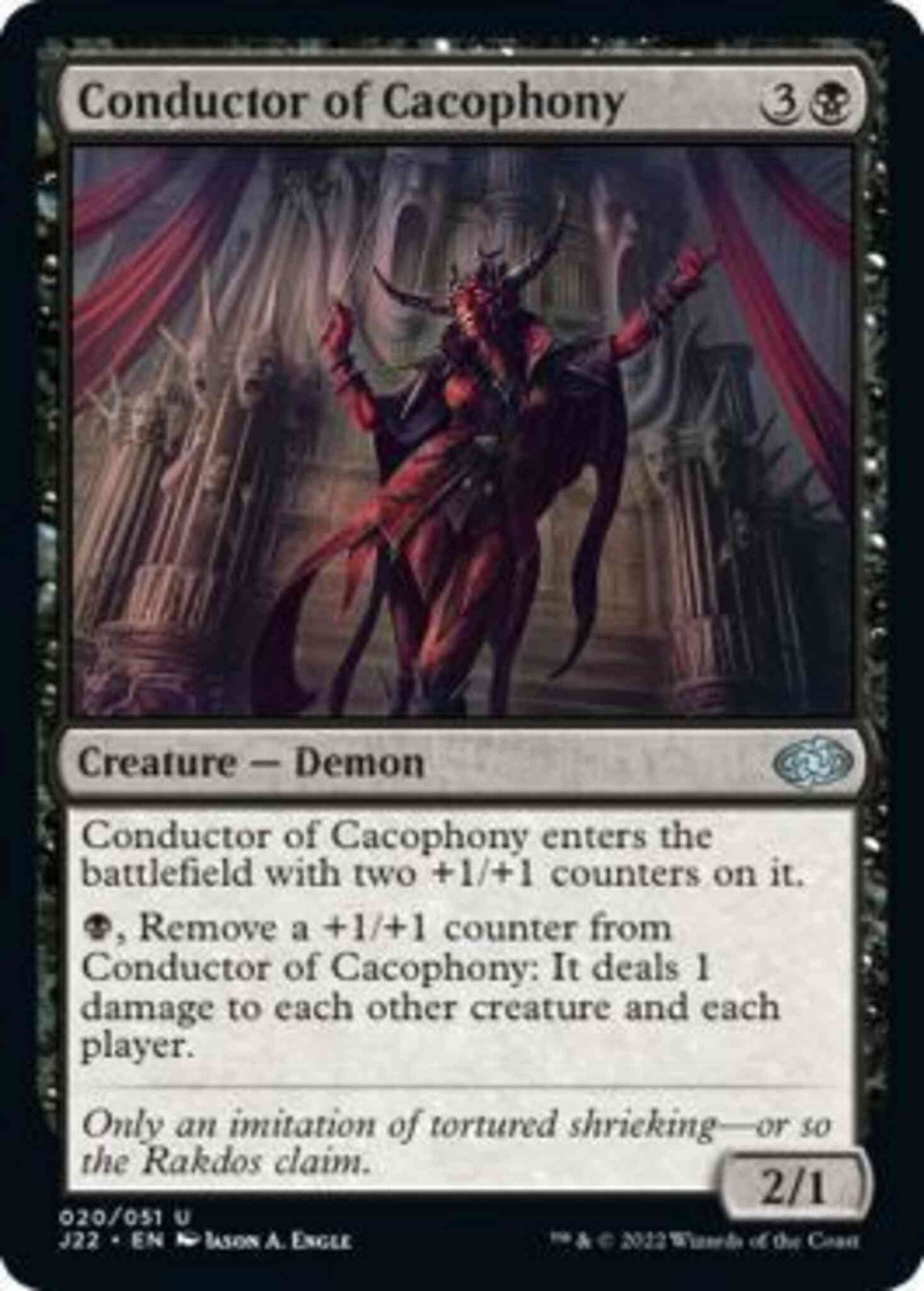 Conductor of Cacophony [20] [Jumpstart 2022] [Non-Foil]