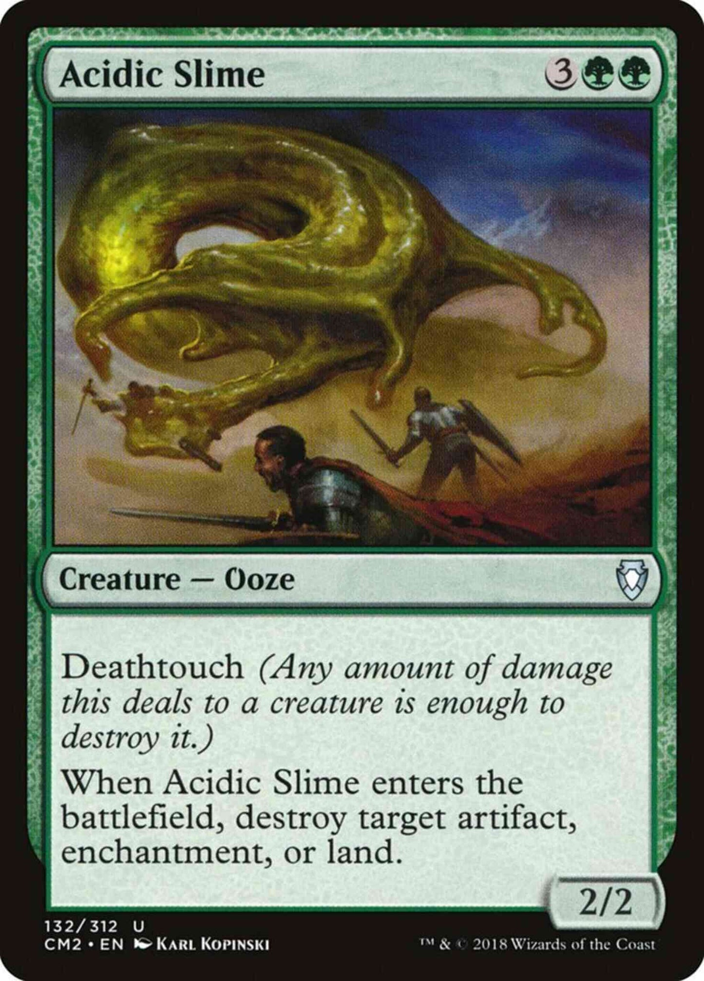Acidic Slime [132] [Commander Anthology Volume II] [Non-Foil]