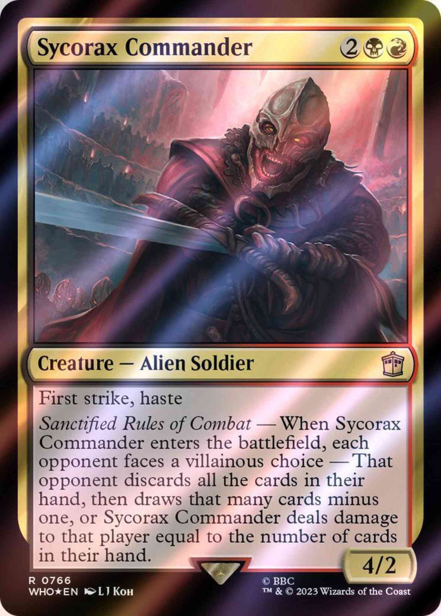 Sycorax Commander [766] [Universes Beyond: Doctor Who] [Surge Foil]