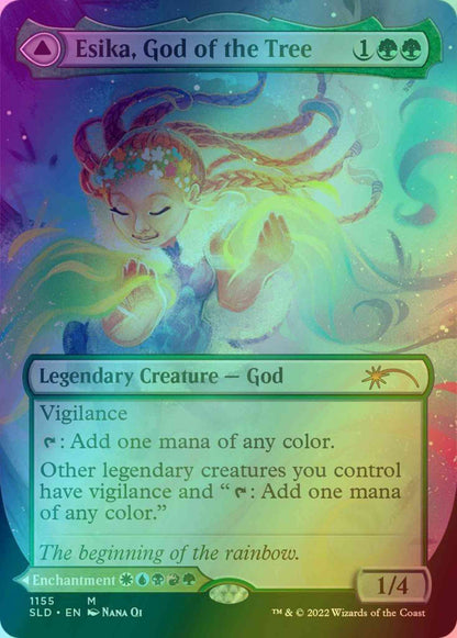 Esika, God of the Tree // The Prismatic Bridge [1155] [Borderless] [From Cute to Brute] [Secret Lair Drop] [Foil]