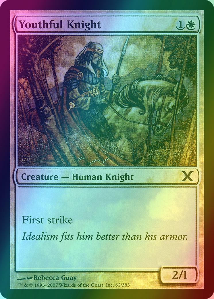 Youthful Knight [62] [Tenth Edition] [Foil]
