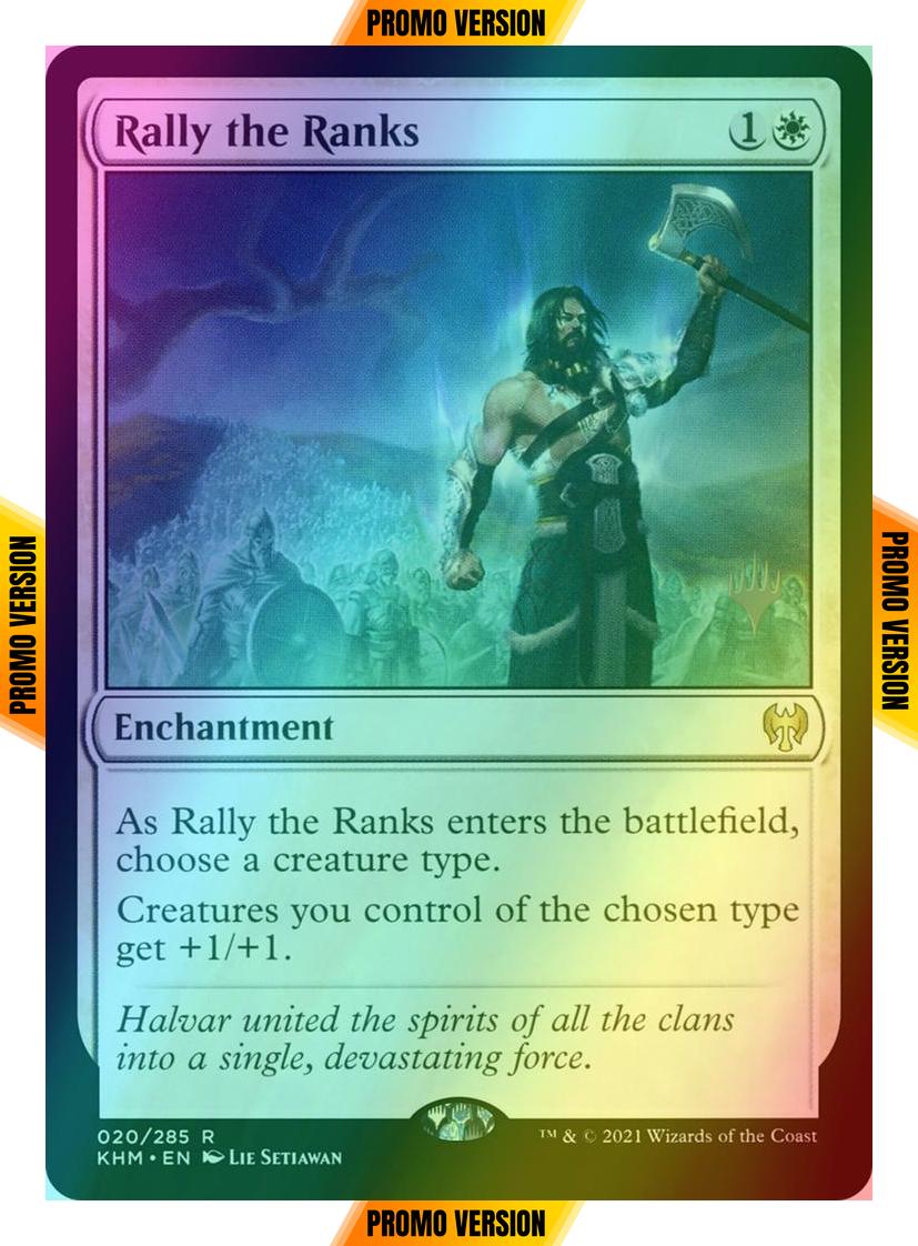 Rally the Ranks [Promo Pack] [20p] [Kaldheim Promos] [Foil]