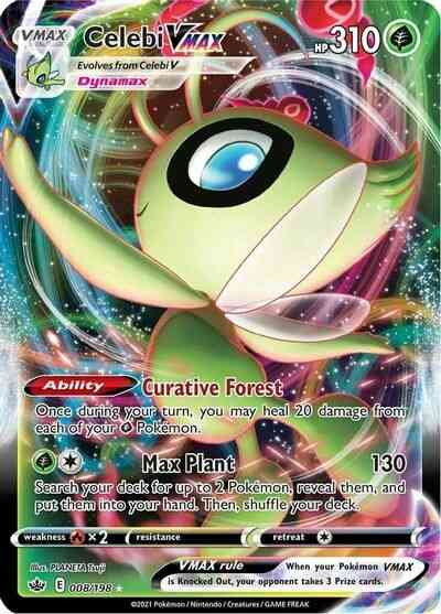 Celebi VMAX - 008/198 - Rare Holo VMAX [swsh6-008] [Ultra]