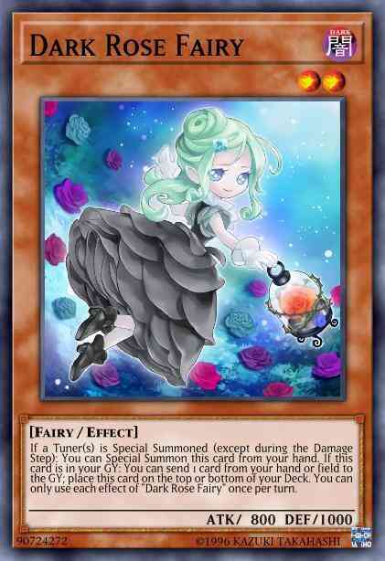 Dark Rose Fairy - LED4-EN024 - Rare - 1st Edition