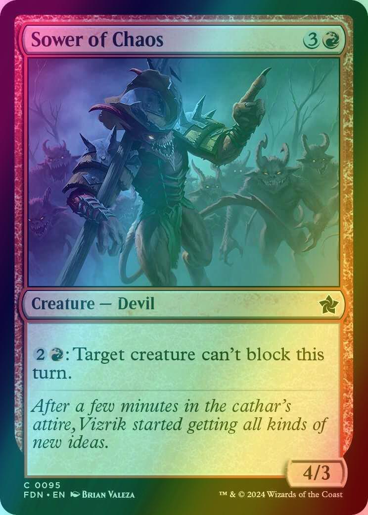 Sower of Chaos [95] [Foundations] [Foil]