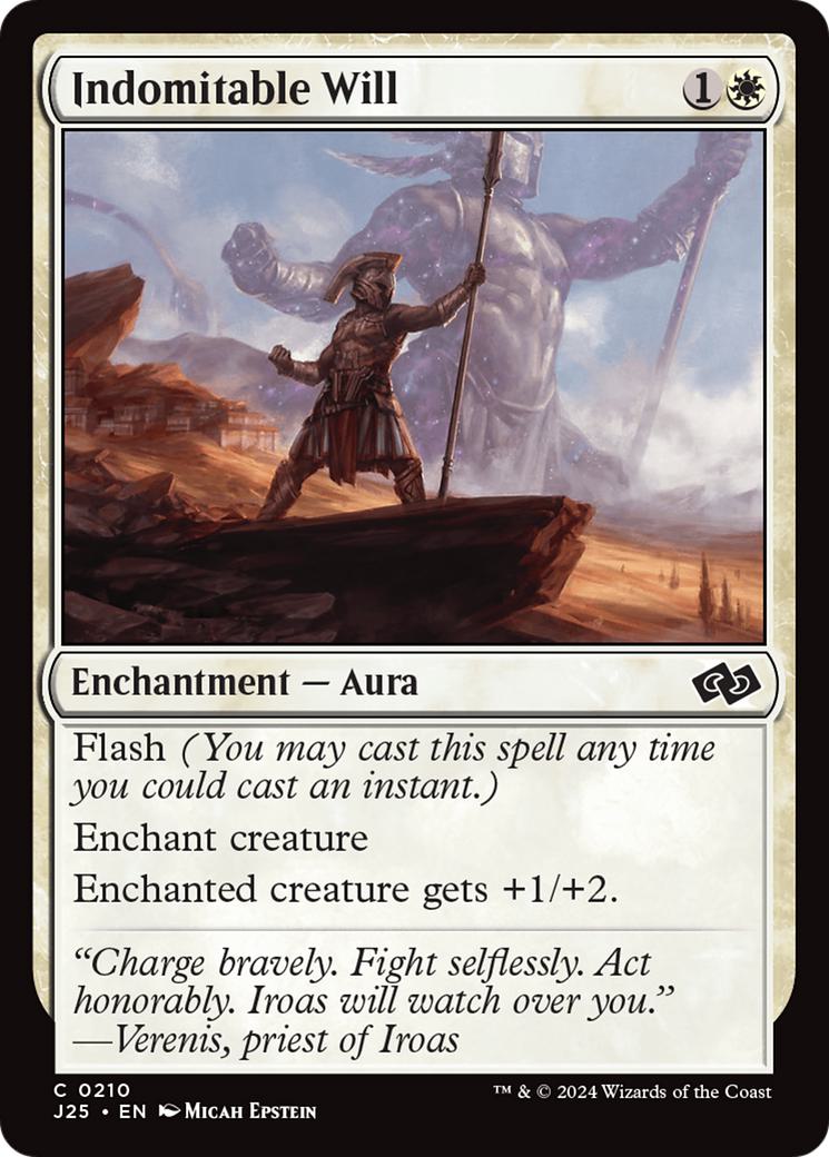 Indomitable Will [210] [Foundations: Jumpstart] [Non-Foil]