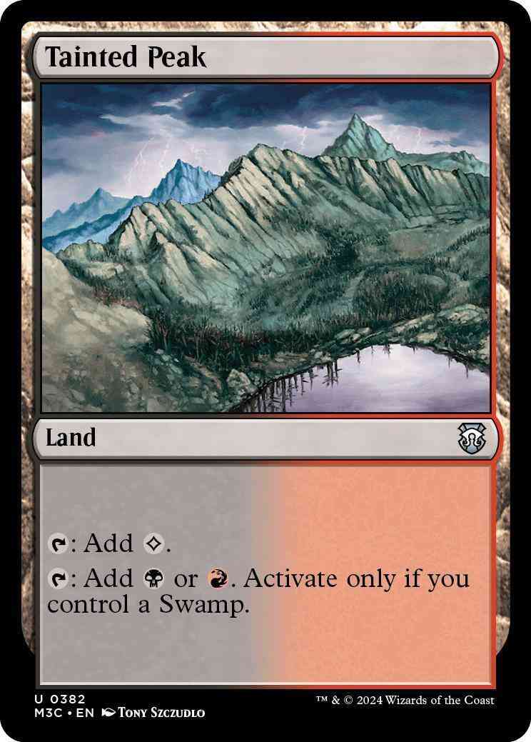 Tainted Peak [382] [Modern Horizons 3: Commander] [Non-Foil]