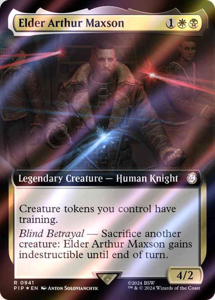 Elder Arthur Maxson [941] [Extended Art] [Fallout] [Surge Foil]