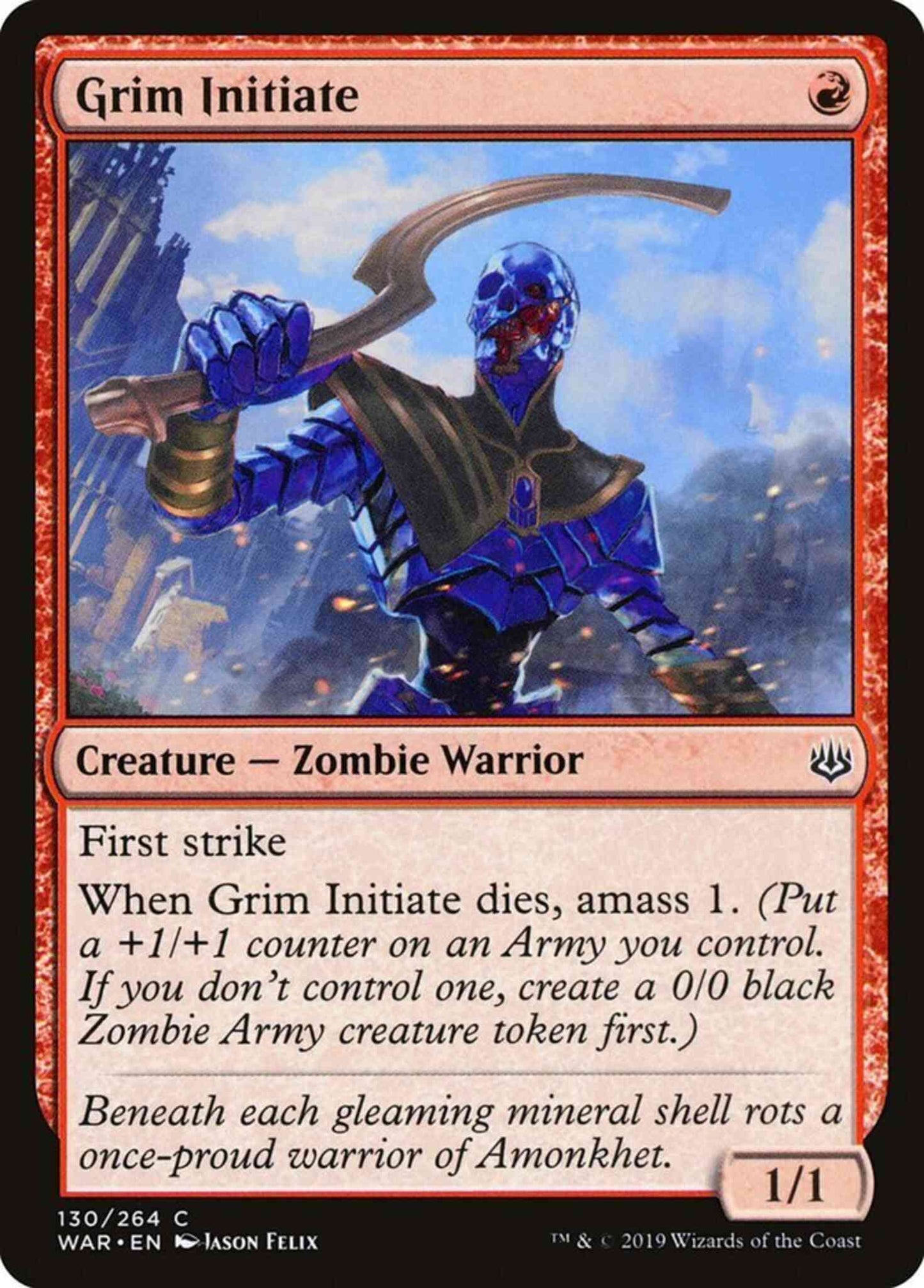 Grim Initiate [130] [War of the Spark] [Non-Foil]