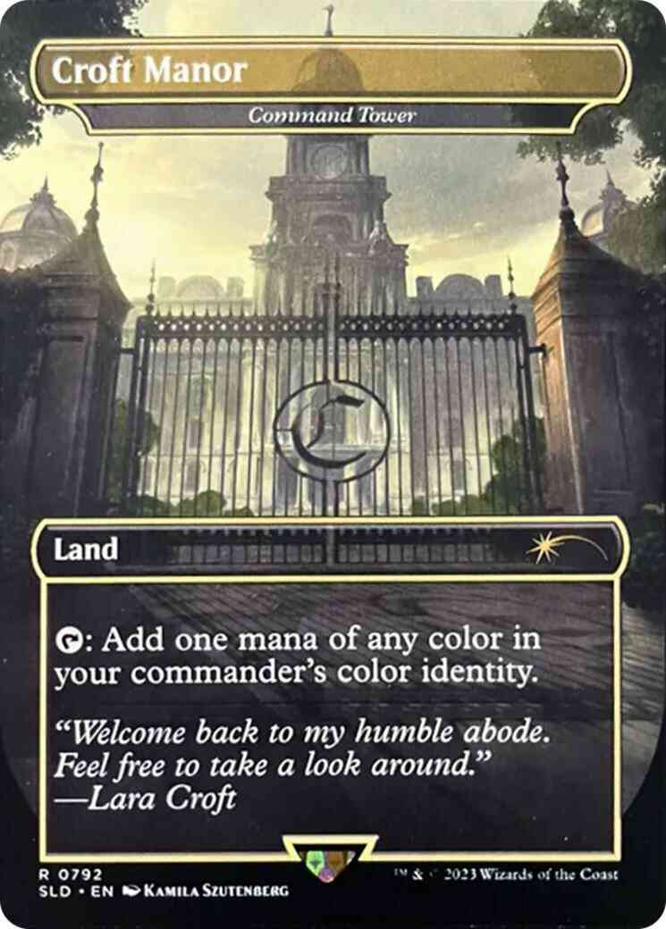 Croft Manor - Command Tower [0792] [Borderless] [Tomb Raider] [Secret Lair Drop] [Non-Foil]