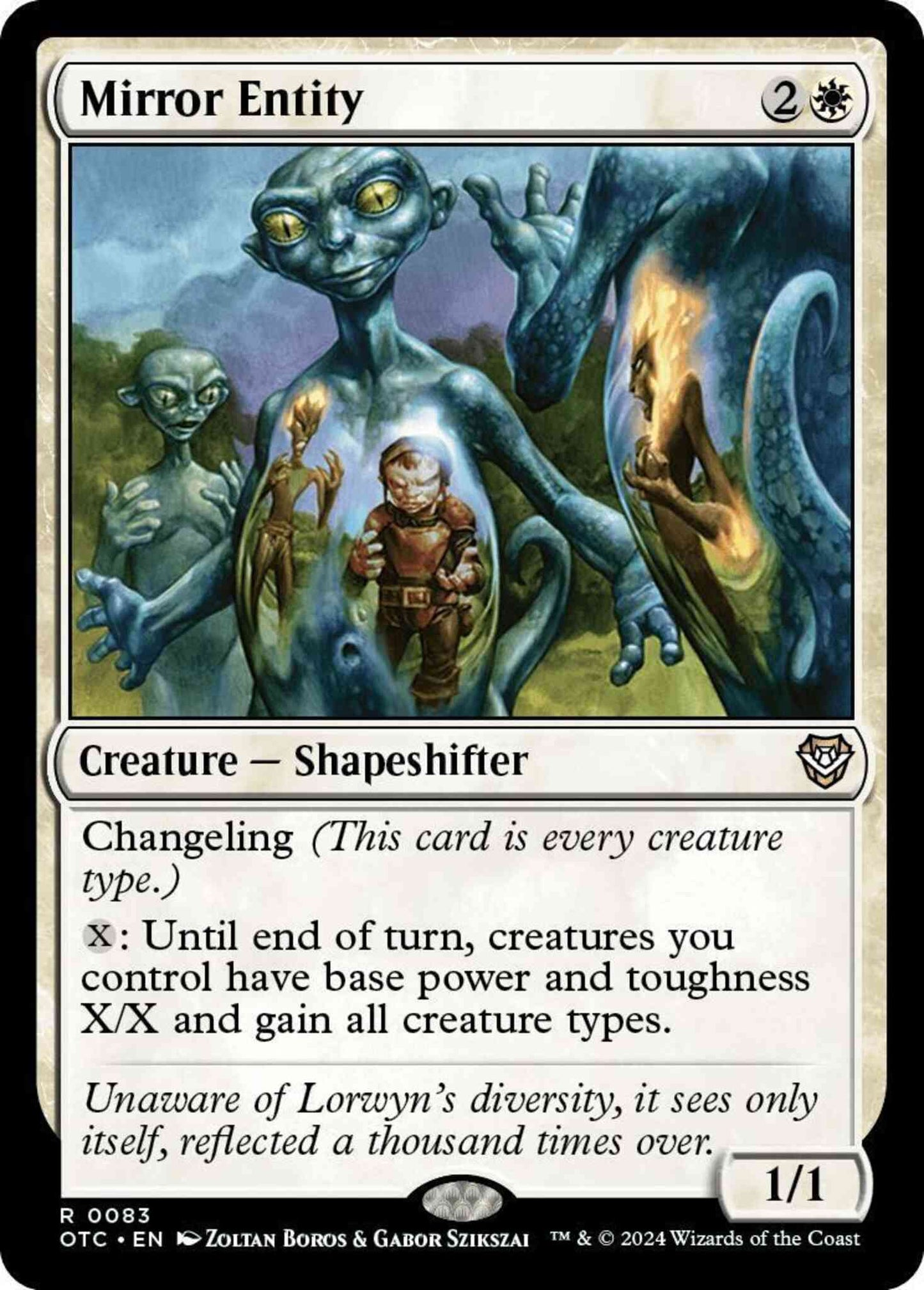 Mirror Entity [83] [Outlaws of Thunder Junction: Commander] [Non-Foil]