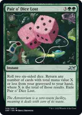 Pair o' Dice Lost [149] [Unfinity] [Non-Foil]