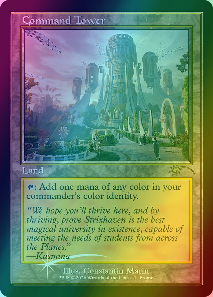 Command Tower [2026-01] [Retro Frame] [Media and Collaboration Promos] [Foil]