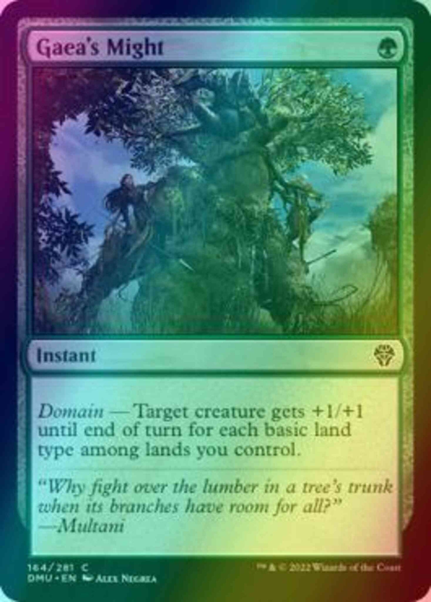 Gaea's Might [164] [Dominaria United] [Foil]
