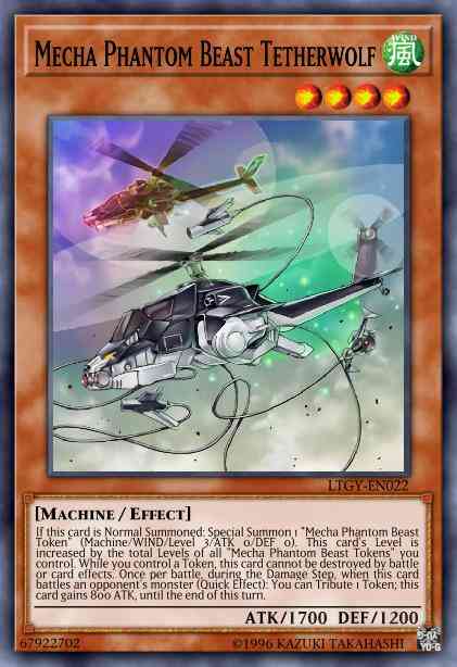 Mecha Phantom Beast Tetherwolf - MP14-EN008 - Rare - 1st Edition