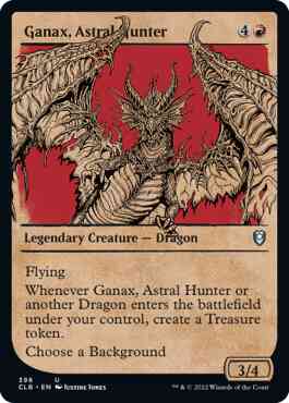 Ganax, Astral Hunter [398] [Rulebook Showcase] [Commander Legends: Battle for Baldur's Gate] [Non-Foil]