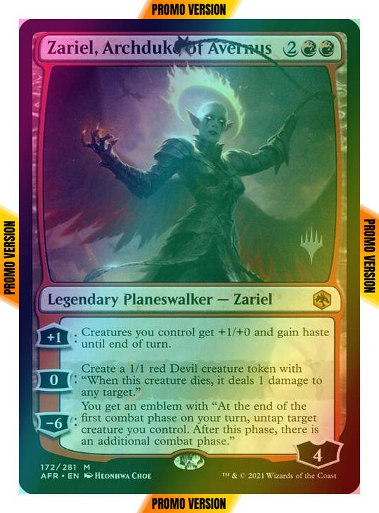 Zariel, Archduke of Avernus [Promo Pack] [172p] [Adventures in the Forgotten Realms Promos] [Foil]