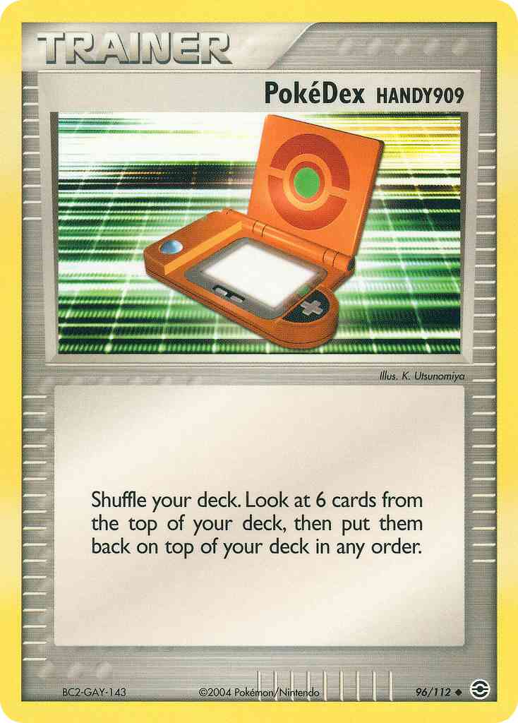 PokéDex (HANDY909) - 96/112 - Uncommon [ex6-96] [Reverse Holo]