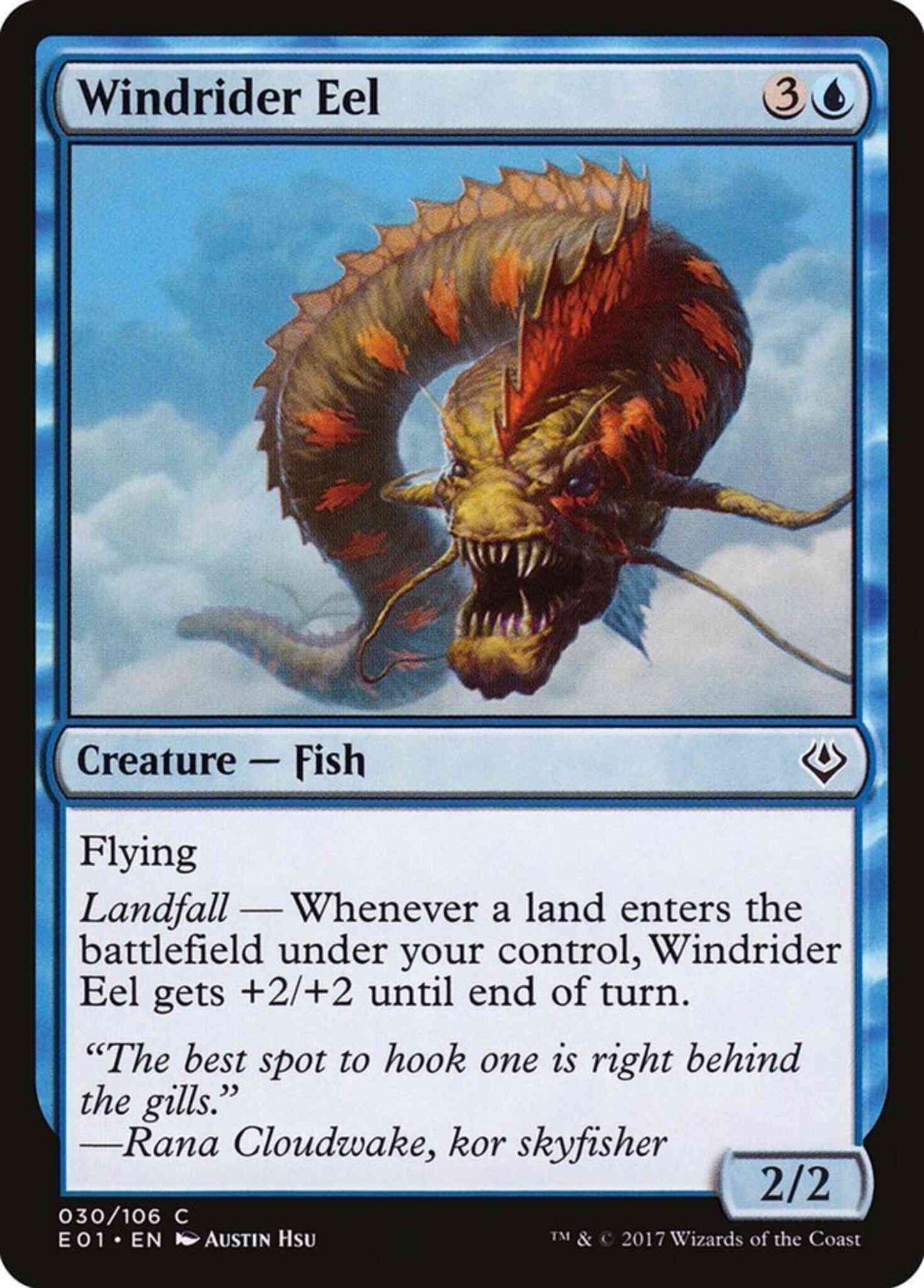 Windrider Eel [30] [Archenemy: Nicol Bolas] [Non-Foil]