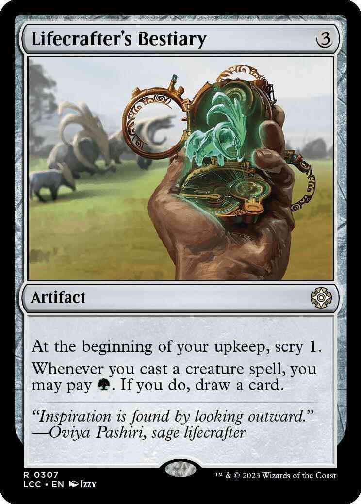 Lifecrafter's Bestiary [307] [The Lost Caverns of Ixalan: Commander] [Non-Foil]