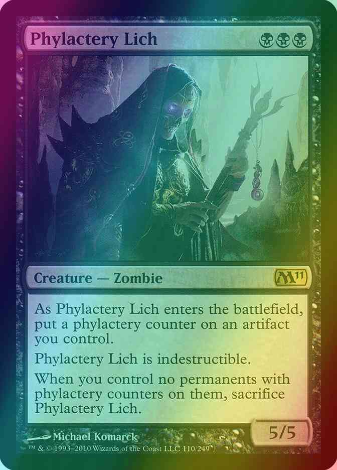 Phylactery Lich [110] [Magic 2011] [Foil]