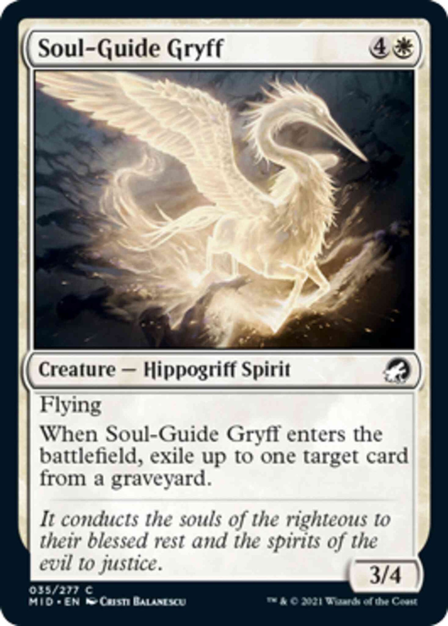 Soul-Guide Gryff [35] [Innistrad: Midnight Hunt] [Non-Foil]