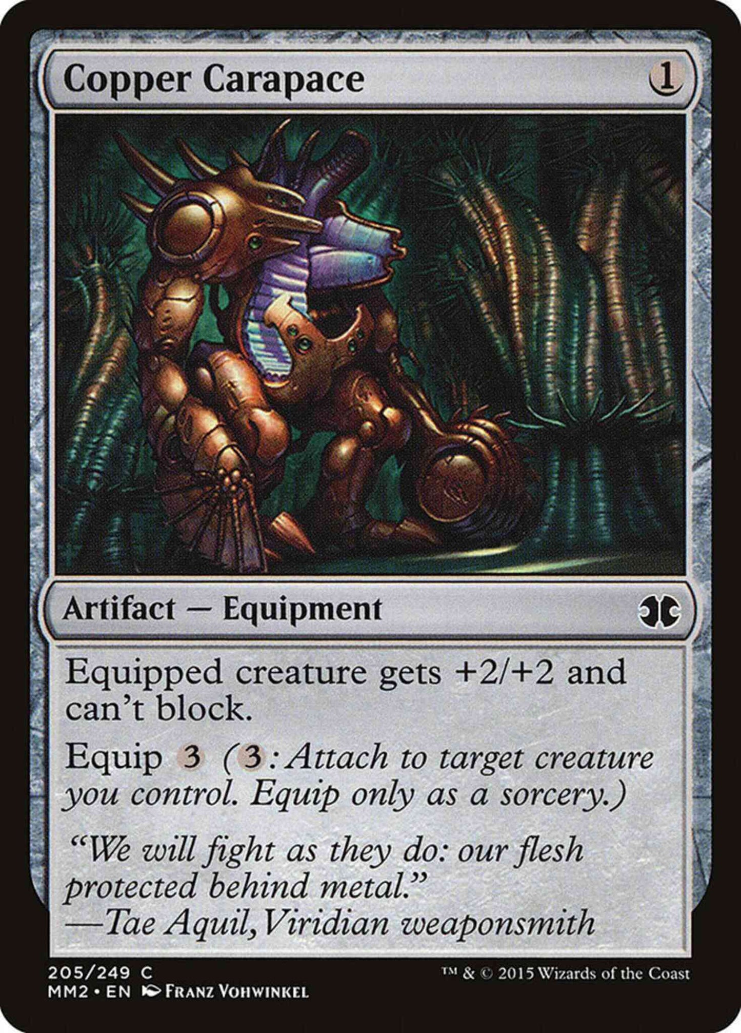 Copper Carapace [205] [Modern Masters 2015] [Non-Foil]