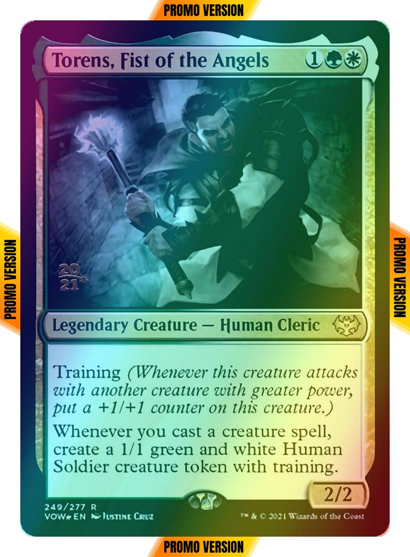 Torens, Fist of the Angels [Prerelease] [249s] [Innistrad: Crimson Vow: Promos] [Foil]