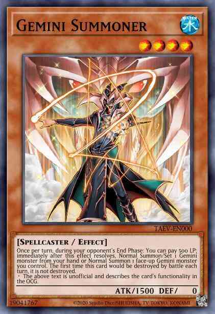 Gemini Summoner - TAEV-ENSP1 - Super Rare - Limited