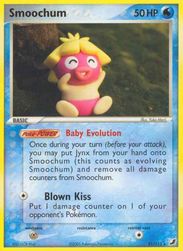 Smoochum - 31/115 - Rare [ex10-31] [Reverse Holo]